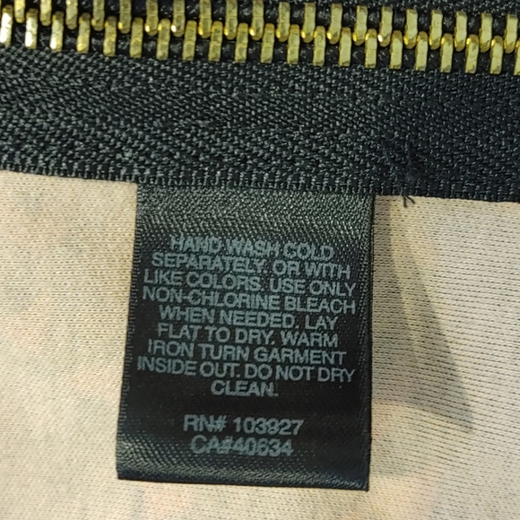 MARC BY MARC JACOBS TUNIC DRESS WITH FULL ZIP SIDES, BLACK MULTI XS/S - Picture 10 of 12